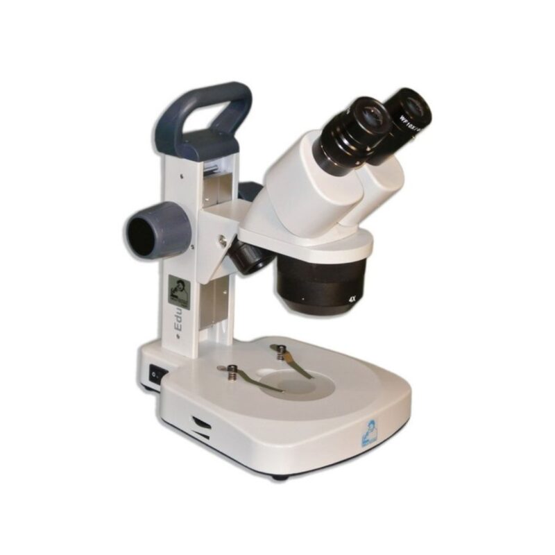 Meiji Techno EM-21 LED Binocular Entry-Level 2X, 4X Incident and Transmitted Turret Stereo Rechargeable Microscope