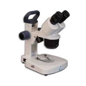 Meiji Techno EM-22 LED Binocular Entry-Level 1X, 2X, 3X Incident and Transmitted Turret Stereo Rechargeable Microscope