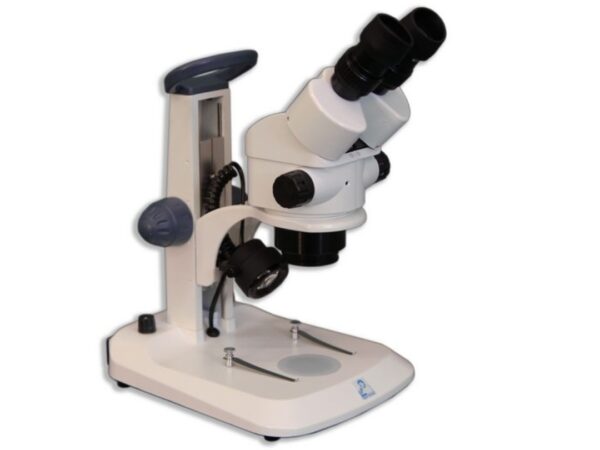Meiji Techno EM-32 LED Binocular Entry-Level 0.7X-4.5X Incident and Transmitted Zoom Stereo Microscope