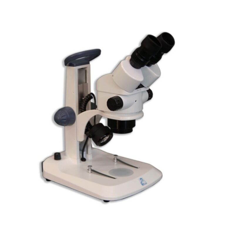 Meiji Techno EM-32 LED Binocular Entry-Level 0.7X-4.5X Incident and Transmitted Zoom Stereo Microscope