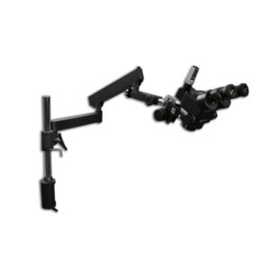 Meiji Techno EMZ-8TRH/BLACK + MA522 + FS/BLACK + FA-3 (7X – 45X) Stand Configuration System, Working Distance: 104mm (4.09″)