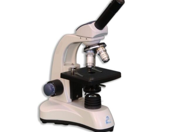 Meiji Techno MT-11 LED Monocular Entry-Level Achromat 4X, 10X, 40X, 100X Compound Microscope