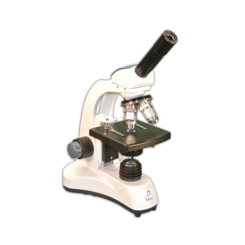 Meiji Techno MT-12 LED Monocular Entry-Level Achromat 4X, 10X, 40X, 60X Compound Microscope