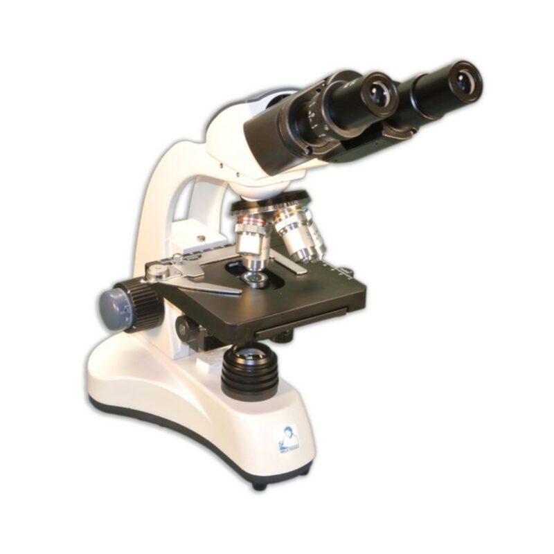 Meiji Techno MT-14 LED Binocular Entry-Level Achromat 4X, 10X, 40X, 100X Compound Rechargeable Microscope