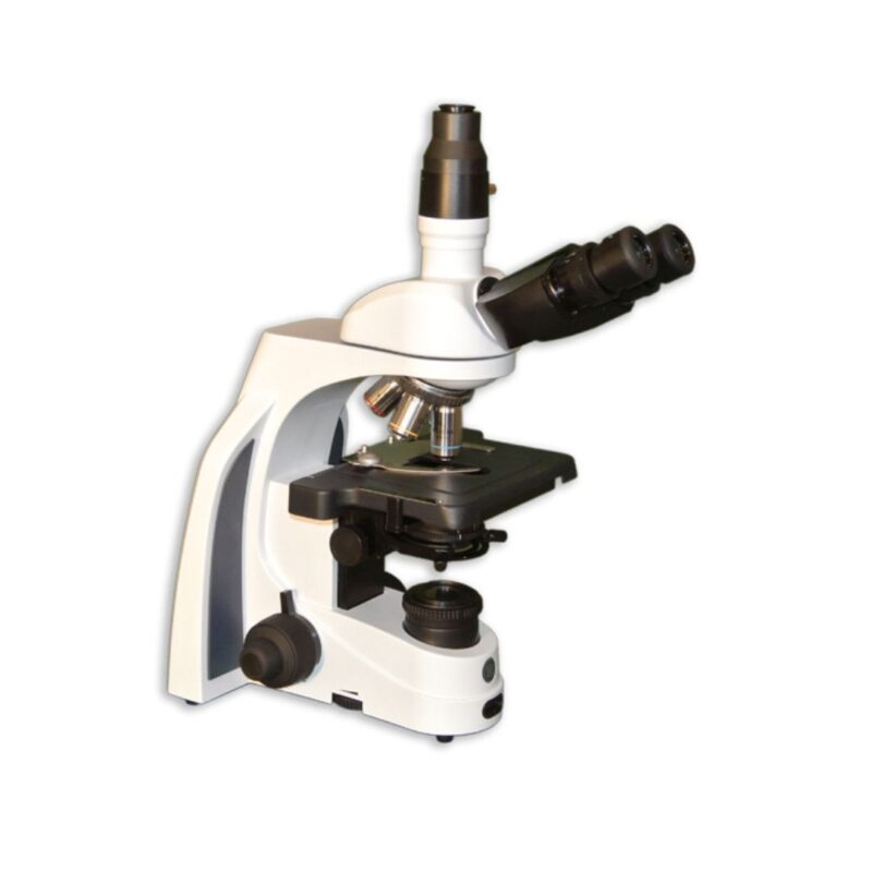 Meiji Techno MT-61 LED Trinocular Brightfield Biological Plan 4X, 10X, 40X, 100Xoil Compound Microscope