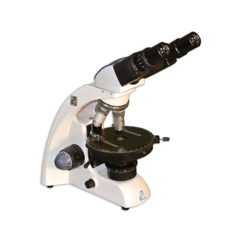 Meiji Techno MT-93L LED Binocular Entry Level Polarizing Semi Plan 4X, 10X, 40X, 100X oil Compound Microscope